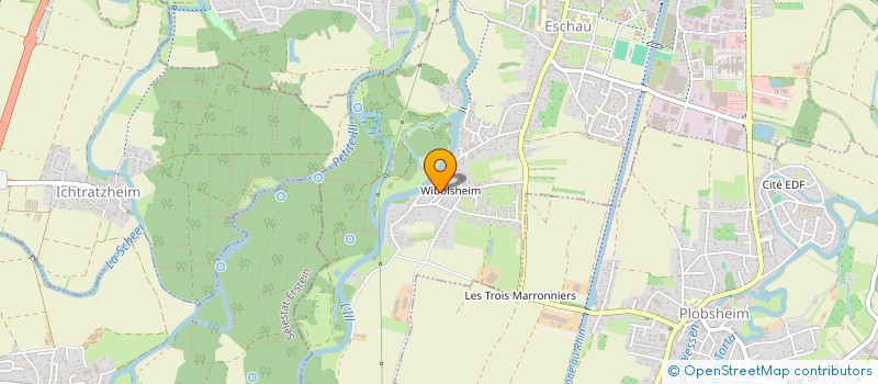 localisation de l'entreprise MADAME DIANE CHANCEL  ERGERSHEIM