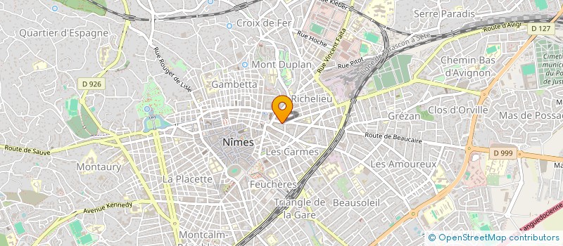 localisation de l'entreprise MADAME DIANE CHAPPELET  NIMES