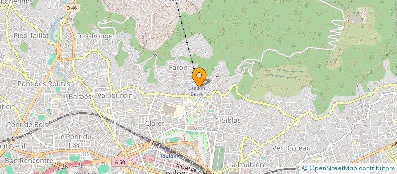 localisation de l'entreprise MADAME DIANE CHARRIER  TOULON