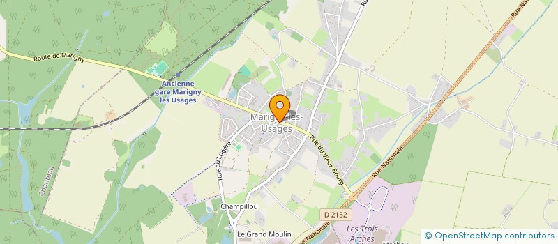 localisation de l'entreprise MADAME DIANE CHARUE à MARIGNY-LES-USAGES