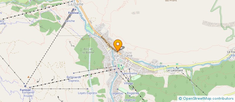 localisation de l'entreprise MADAME DIANE CHEMINADE  VAL-D'ISERE