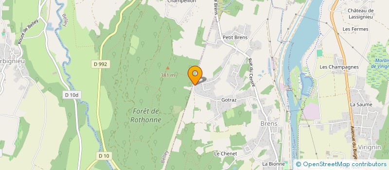 localisation de l'entreprise MADAME DIANE CHEVALIER  BRENS