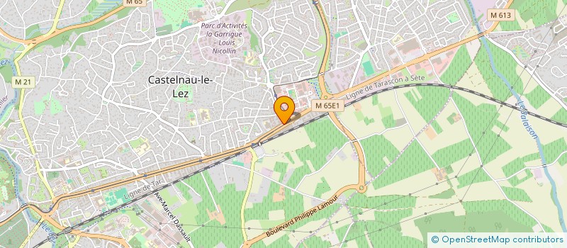 localisation de l'entreprise MADAME DIANE CISSE  CASTELNAU-LE-LEZ