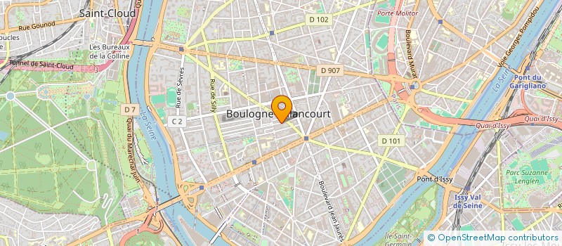 localisation de l'entreprise MADAME DIANE CLAIRINS-GRAUGNARD à BOULOGNE-BILLANCOURT