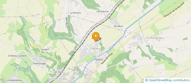 localisation de l'entreprise MADAME DIANE COLLIAT DANGUS  LA CHAPELLE-DE-LA-TOUR