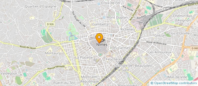 localisation de l'entreprise MADAME DIANE COLOMB DE DAUNANT  NIMES