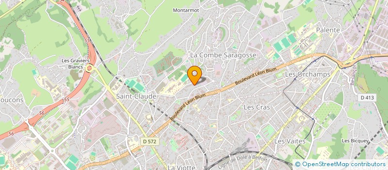 localisation de l'entreprise MADAME DIANE CUNCHON à BESANCON