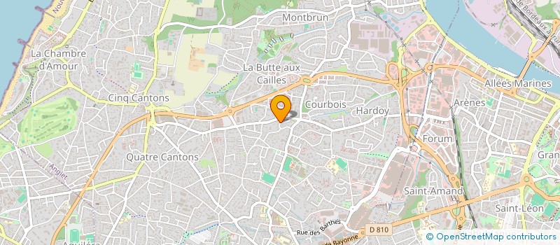 localisation de l'entreprise MADAME DIANE D'ELISSAGARAY  ANGLET