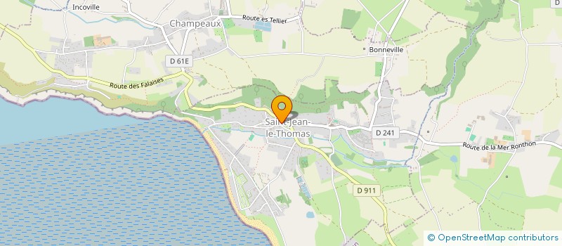 localisation de l'entreprise MADAME DIANE DAUCHEZ  SAINT-JEAN-LE-THOMAS