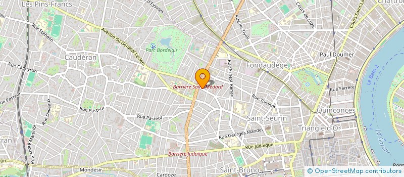 localisation de l'entreprise MADAME DIANE DE MARION DE GLATIGNY  BORDEAUX