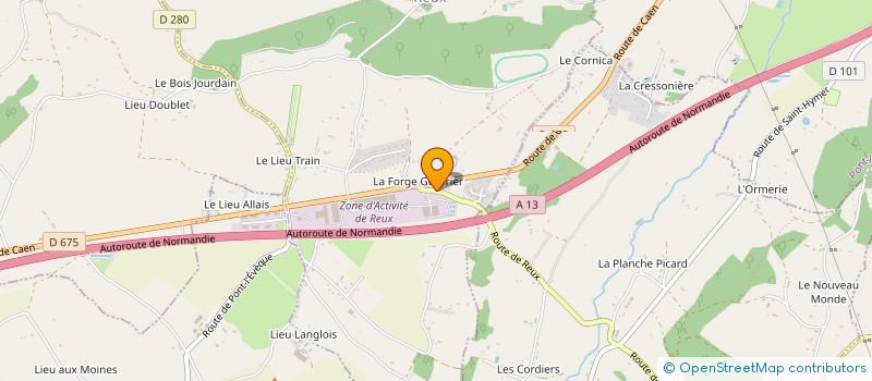 localisation de l'entreprise MADAME DIANE DE POLIGNAC  PONT L'EVEQUE