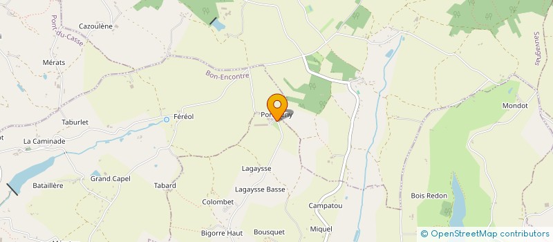 localisation de l'entreprise MADAME DIANE DEGOUT à SAINT-CAPRAIS-DE-LERM
