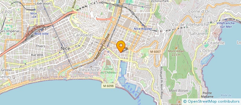 localisation de l'entreprise MADAME DIANE DELSAUT  NICE