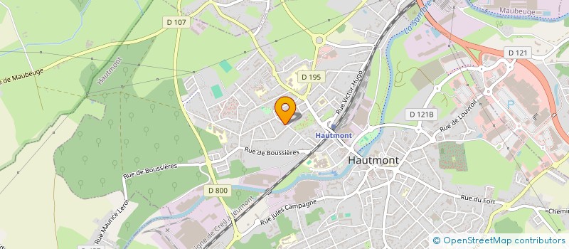 localisation de l'entreprise MADAME DIANE DESERT  HAUTMONT