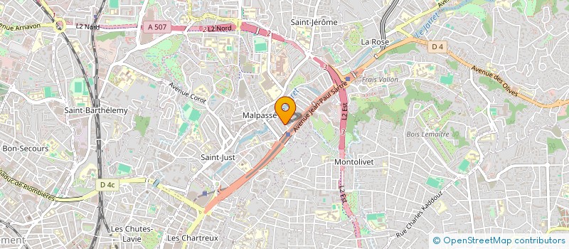 localisation de l'entreprise MADAME DIANE DJAMOUSSIAN à MARSEILLE