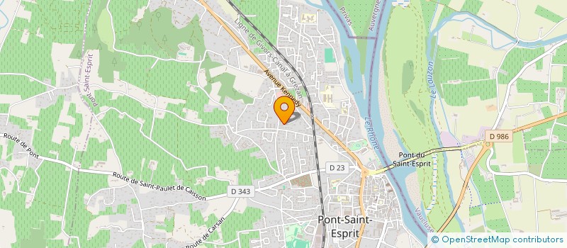 localisation de l'entreprise MADAME DIANE DOLAIN  PONT-SAINT-ESPRIT