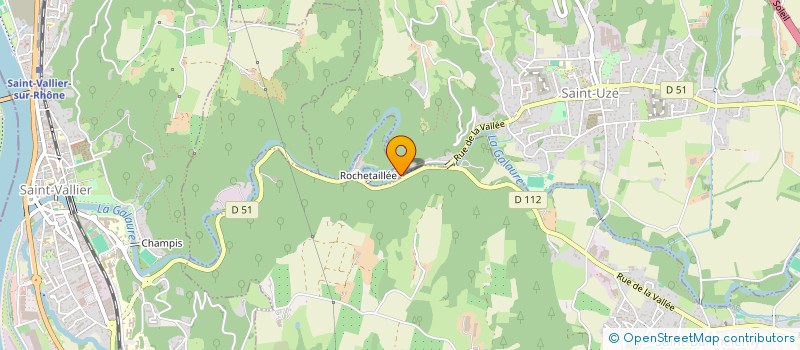 localisation de l'entreprise MADAME DIANE DONY  SAINT-UZE