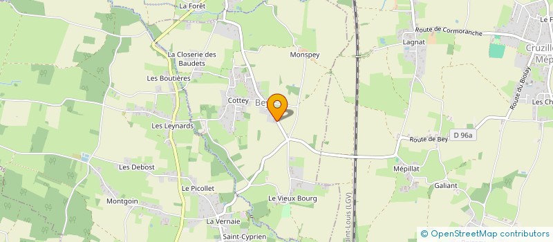 localisation de l'entreprise MADAME DIANE DU CHAXEL  BEY