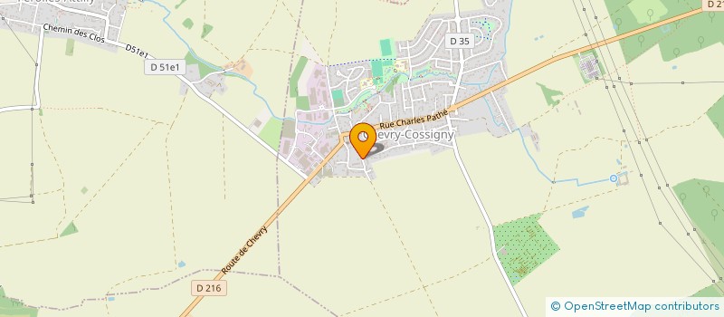 localisation de l'entreprise MADAME DIANE DUFAY-CAHIN  CHEVRY-COSSIGNY