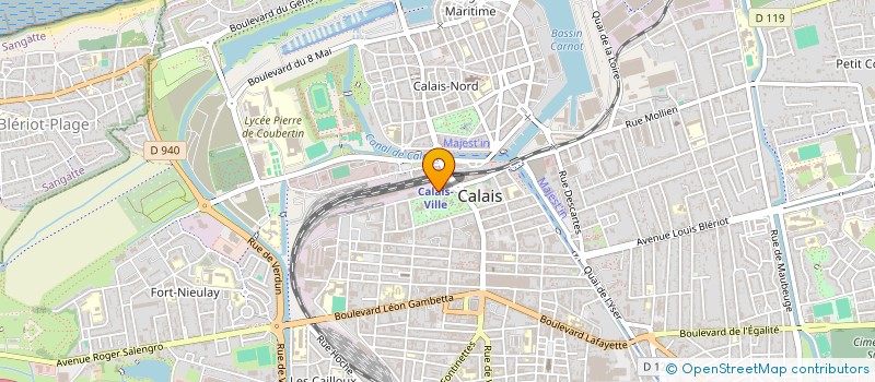 localisation de l'entreprise MADAME DIANE DUHAMEL  CALAIS