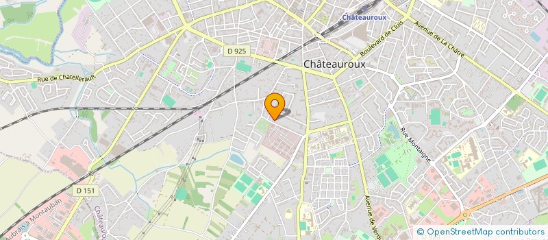 localisation de l'entreprise MADAME DIANE DUMERY à CHATEAUROUX