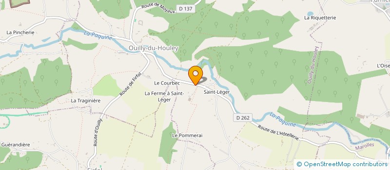 localisation de l'entreprise MADAME DIANE ESVAN  OUILLY-DU-HOULEY