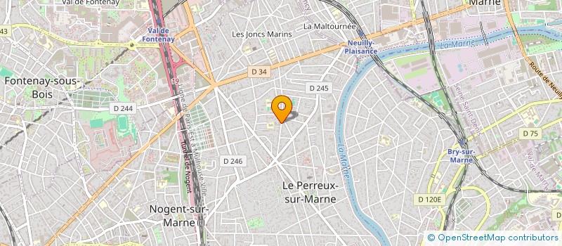 localisation de l'entreprise MADAME DIANE FABRY à ALFORTVILLE