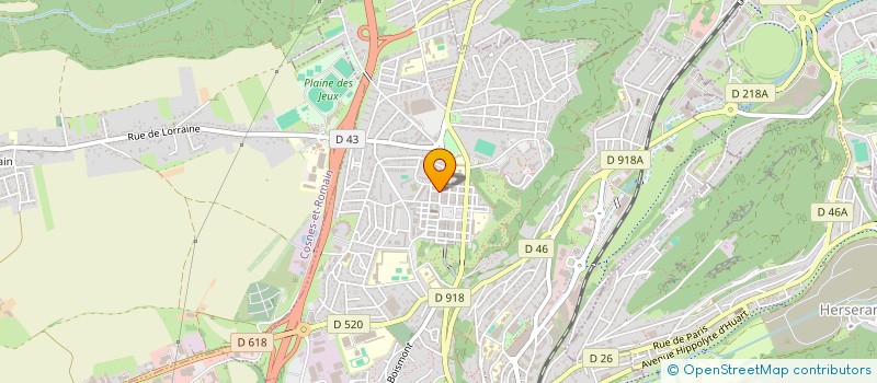 localisation de l'entreprise MADAME DIANE FLAMION à LONGWY