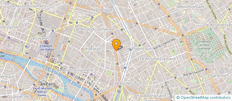 localisation de l'entreprise MADAME DIANE FOUCTEAU  PARIS