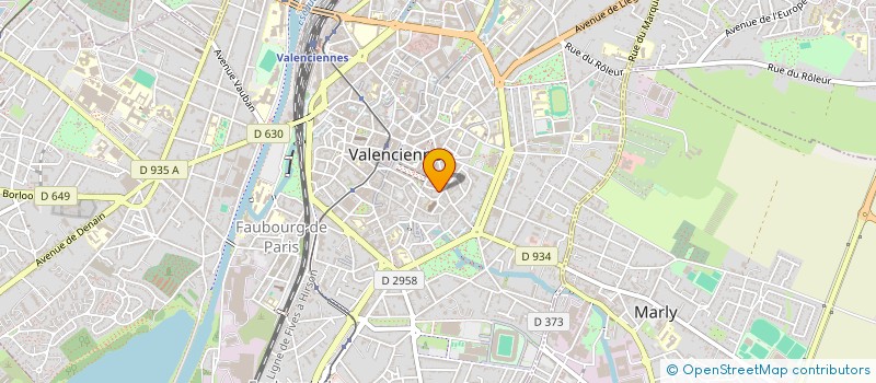 localisation de l'entreprise MADAME DIANE FRANCOZ à VALENCIENNES