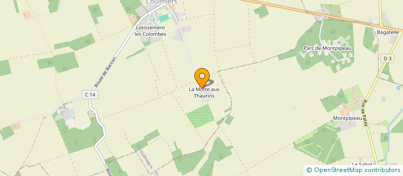 localisation de l'entreprise MADAME DIANE GERAUD  COULMIERS