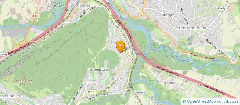 localisation de l'entreprise MADAME DIANE GIRY  MONNETIER-MORNEX