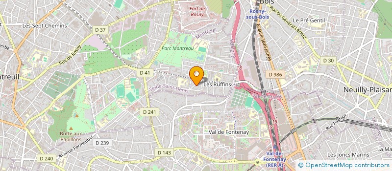 localisation de l'entreprise MADAME DIANE GLEIZE à MONTREUIL