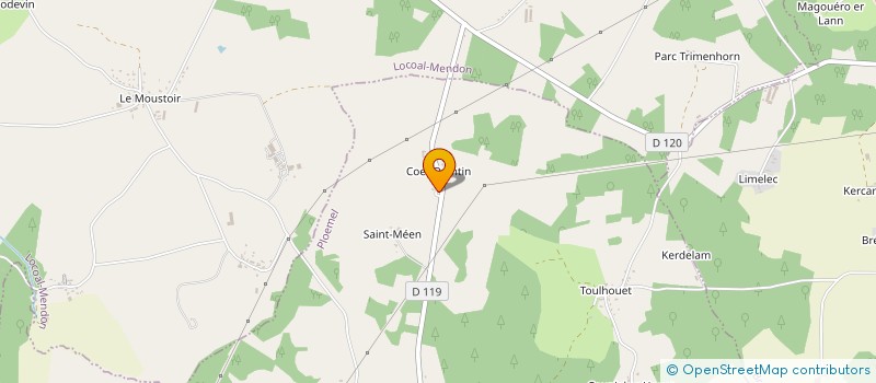 localisation de l'entreprise MADAME DIANE GUERIN  PLOEMEL