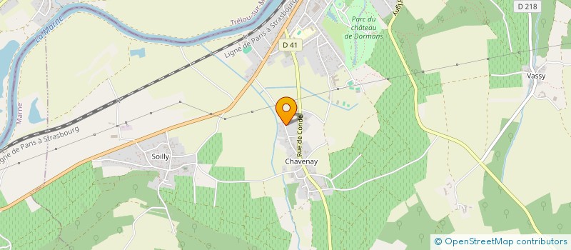 localisation de l'entreprise MADAME DIANE GUIBORAT  DORMANS