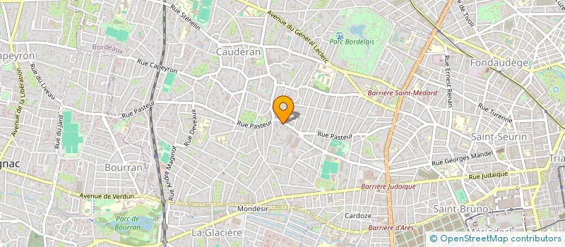 localisation de l'entreprise MADAME DIANE GUNDELWEIN  BORDEAUX