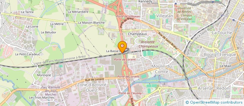 localisation de l'entreprise MADAME DIANE HAERING  RENNES