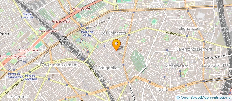 localisation de l'entreprise MADAME DIANE HAMERLAK-BRILLET à SAINT-OUEN-SUR-SEINE