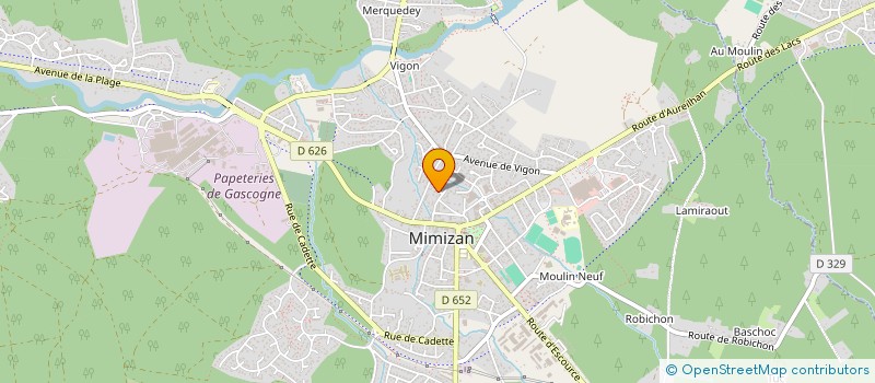localisation de l'entreprise MADAME DIANE HUCHET à MIMIZAN