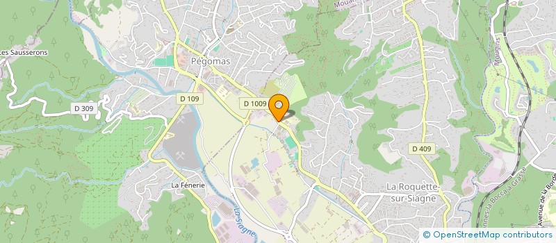 localisation de l'entreprise MADAME DIANE JAUBERT à LA ROQUETTE-SUR-SIAGNE