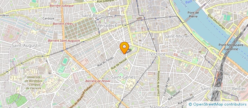 localisation de l'entreprise MADAME DIANE JEAN-FRANCOIS  BORDEAUX