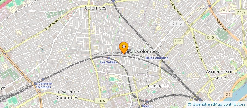 localisation de l'entreprise MADAME DIANE KEREKES à BOIS-COLOMBES