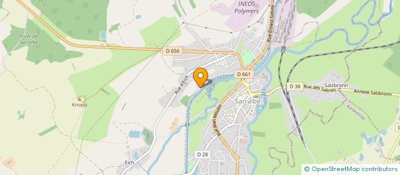 localisation de l'entreprise MADAME DIANE KHATEEB  SARRALBE