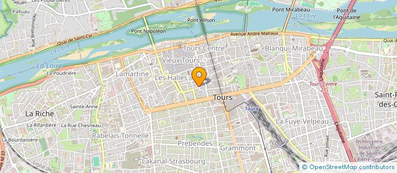 localisation de l'entreprise MADAME DIANE LABROUSSE  TOURS