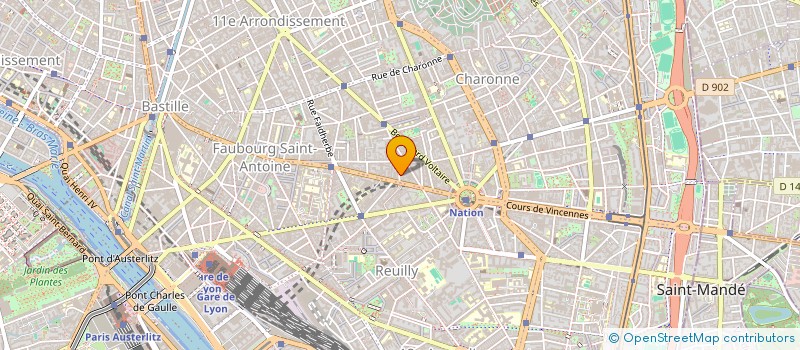 localisation de l'entreprise MADAME DIANE LAFOSSE  PARIS