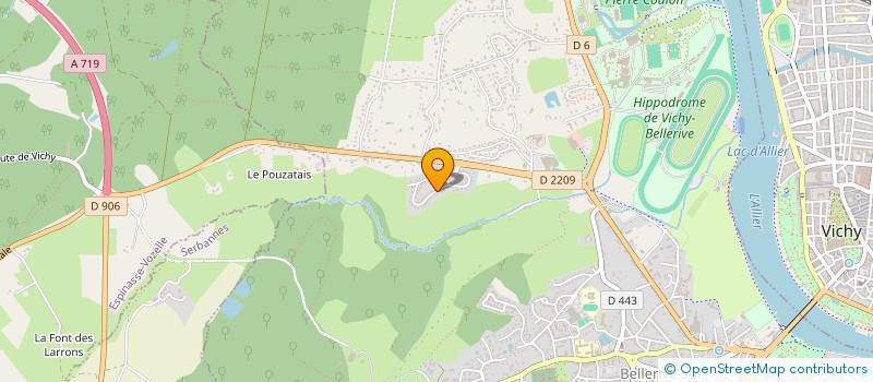 localisation de l'entreprise MADAME DIANE LAMON  BELLERIVE-SUR-ALLIER