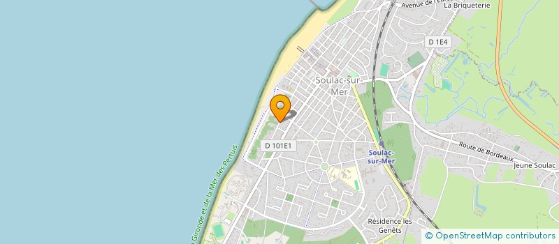 localisation de l'entreprise MADAME DIANE LANCON  SOULAC-SUR-MER