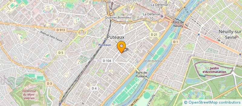 localisation de l'entreprise MADAME DIANE LAROSE  PUTEAUX