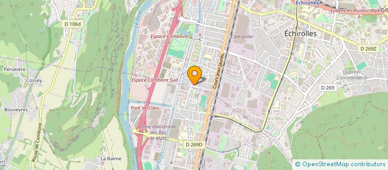 localisation de l'entreprise MADAME DIANE LAURENS  ECHIROLLES