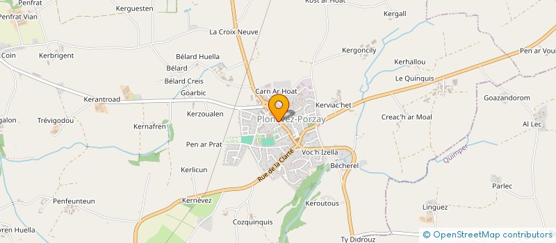 localisation de l'entreprise MADAME DIANE LE FLOHIC  PLONEVEZ-PORZAY